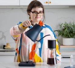 Bouilloire Stagg EKG Bleu Pierre Et Noyer 90 Cl Col De Cygne - FELLOW 5 Bouilloire Stagg EKG Bleu Pierre Et Noyer 90 Cl Col De Cygne - FELLOW -Magasin D'Électroménager 3 1