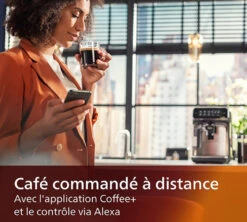 PHILIPS Series 3200 LatteGo Connectée EP3546/70 Garantie 3 Ans -Magasin D'Électroménager 3 machine cafe grain philips connecte 3546 70