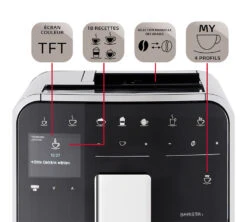 Melitta Barista T Smart Connectée Argent/Noir F830-101 -Magasin D'Électroménager 4 barista t smart f830 101