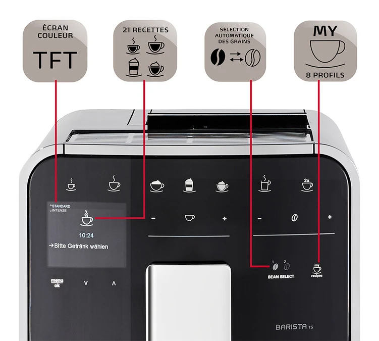 MELITTA Barista TS Smart Connectée Inox F860-100 Garantie 3 Ans 4 MELITTA Barista TS Smart Connectée Inox F860-100 Garantie 3 Ans – Image 4