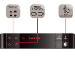 Melitta Caffeo Passione F530-101 Argent Cappuccinator -Magasin D'Électroménager 4 melitta caffeo passione f530 101jpg