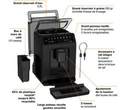 KRUPS Evidence Eco Design Black EA897B10 -Magasin D'Électroménager 5 krups ea897b10 evidence eco