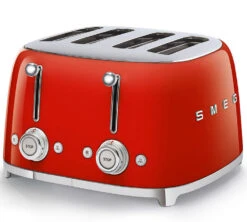 Toaster Smeg TSF03RDEU 4 Tranches Rouge