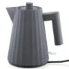 Bouilloire électrique 1L Plissé Grise - ALESSI