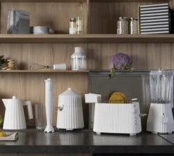 Set Petit Déjeuner Gamme Plissé Blanc ALESSI 7 Set Petit Déjeuner Gamme Plissé Blanc ALESSI -Magasin D'Électroménager alessi presse agrume plisseb4 3