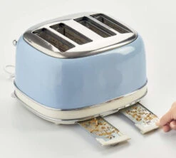 Grille Pain - Vintage 156 4 Slices Bleu- 00C015604AR0 - ARIETE -Magasin D'Électroménager ariete 4 vintage bleu3