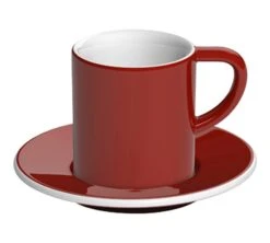 6 Tasses Et Sous-tasses Espresso Bond 8 Cl Rouge - Loveramics -Magasin D'Électroménager bondred8cl