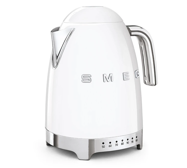 Bouilloire SMEG KLF04WHEU Blanc - Température Réglable + Offre Cadeau 2 Bouilloire SMEG KLF04WHEU Blanc - Température Réglable + Offre Cadeau – Image 2