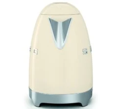 Bouilloire KLF04CREU Température Réglable Crème 1,7 L + Offre Cadeau - SMEG -Magasin D'Électroménager bouil creme cote