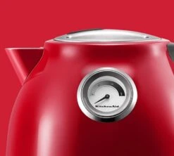 Bouilloire KitchenAid Rouge Pomme D'Amour 1,5L - 5KEK1522ECA + Offre Cadeau -Magasin D'Électroménager bouil zoom rouge