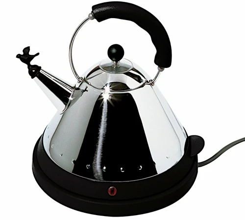 Bouilloire MG32B 1,5L Inox Et Noire + Offre Cadeau - ALESSI 1 Bouilloire MG32B 1,5L Inox Et Noire + Offre Cadeau - ALESSI