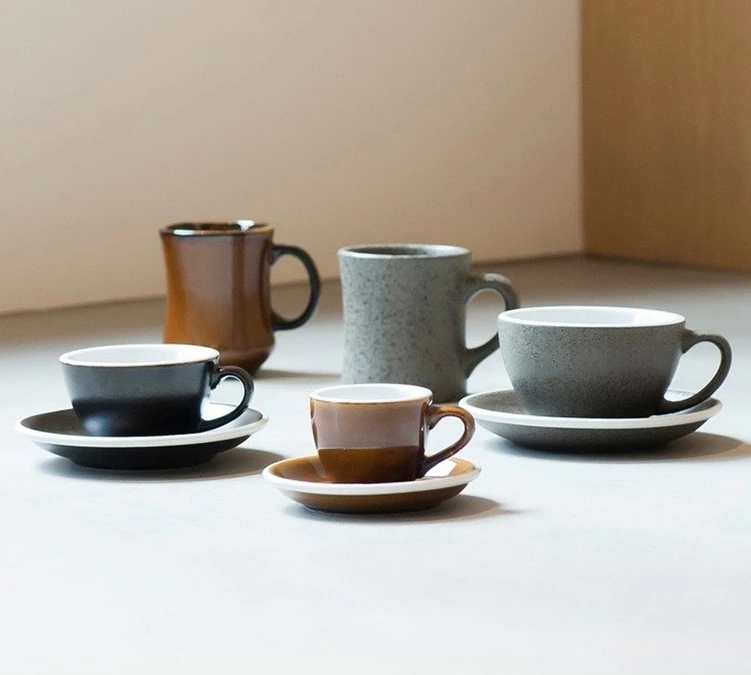 6 Tasses Cappuccino Et Sous-tasses Egg 20 Cl Black - Loveramics 4 6 Tasses Cappuccino Et Sous-tasses Egg 20 Cl Black - Loveramics – Image 4