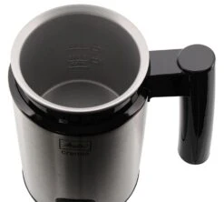 Mousseur à Lait Cremio II 1014-03 Acier Brossé - Melitta -Magasin D'Électroménager cremiogris2