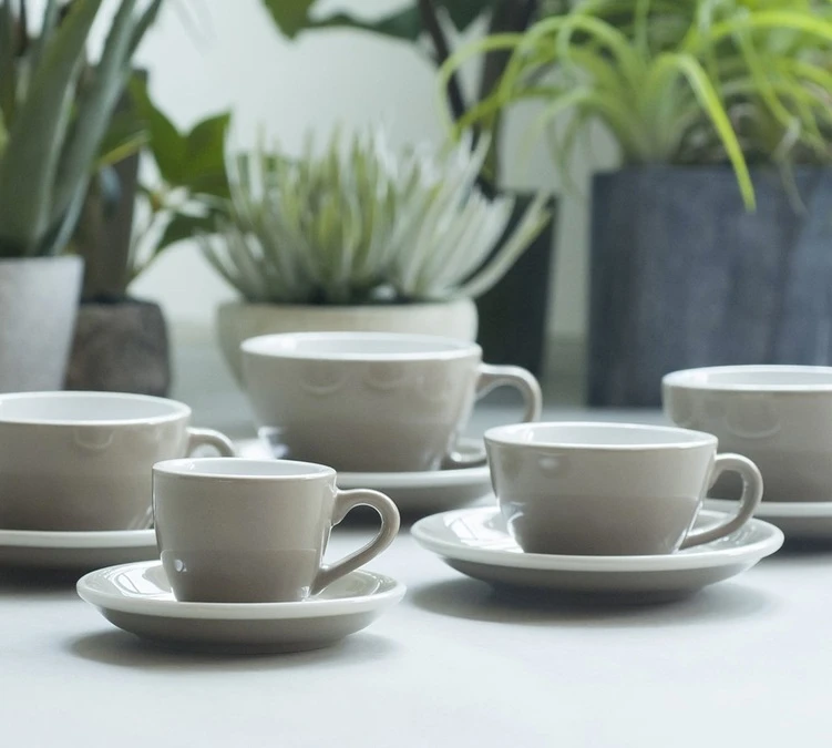 6 Tasses Cappuccino Et Sous-tasses Egg 20 Cl Denim - Loveramics 6 6 Tasses Cappuccino Et Sous-tasses Egg 20 Cl Denim - Loveramics – Image 6