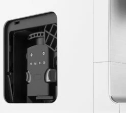 SMEG Blanc BCC01WHMEU -Magasin D'Électroménager expresso broyeur smeg bcc01whmeu profil