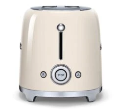 Grille-pain TSF02CREU 4 Tranches - Crème - SMEG -Magasin D'Électroménager gp boutons creme