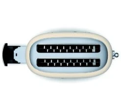 Grille-pain TSF02CREU 4 Tranches - Crème - SMEG -Magasin D'Électroménager gp fente creme