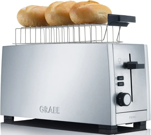 Grille Pain 2 Fentes Larges Inox - Graef TO100EU 5 Grille Pain 2 Fentes Larges Inox - Graef TO100EU – Image 5