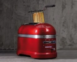 Toaster KitchenAid 5KMT2204EMS Artisan 2 Tranches Gris étain -Magasin D'Électroménager grille pain kitchenaid 2 tranches rouge pomme 2 1