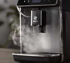 SAECO Gran Aroma SM6585/00 Métal Gris Garantie 3 Ans 15 SAECO Gran Aroma SM6585/00 Métal Gris Garantie 3 Ans -Magasin D'Électroménager lateral expresso broyeur saeco gran aroma sm6585