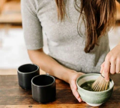 Tasse à Cappuccino - Monty Milk Art Noir Mat 19 Cl - FELLOW 18 Tasse à Cappuccino - Monty Milk Art Noir Mat 19 Cl - FELLOW -Magasin D'Électroménager lifestyle7