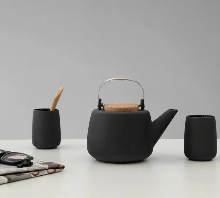 2 Tasses Double Paroi Nicola 150 Ml Noires - VIVA SCANDINAVIA 4 2 Tasses Double Paroi Nicola 150 Ml Noires - VIVA SCANDINAVIA – Image 4