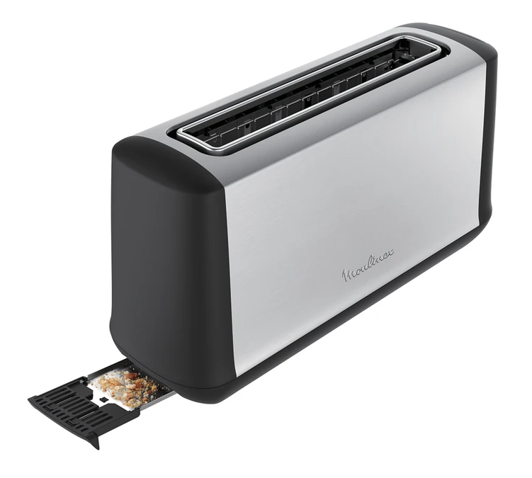 Grille Pain Moulinex LS340811 Subito Select Inox Et Noir 4 Grille Pain Moulinex LS340811 Subito Select Inox Et Noir – Image 4