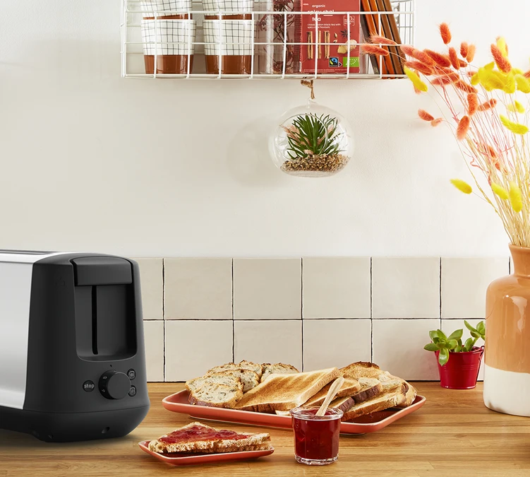 Grille Pain Moulinex LS340811 Subito Select Inox Et Noir 7 Grille Pain Moulinex LS340811 Subito Select Inox Et Noir – Image 7