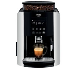 Krups Arabica Noire Argent YY3075FD -Magasin D'Électroménager machine a cafe krups yy3075fd face