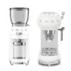 Set Petit-Déjeuner Machine Expresso ECF01WHEU Et Moulin à Café CGF01WHEU Blanc- SMEG