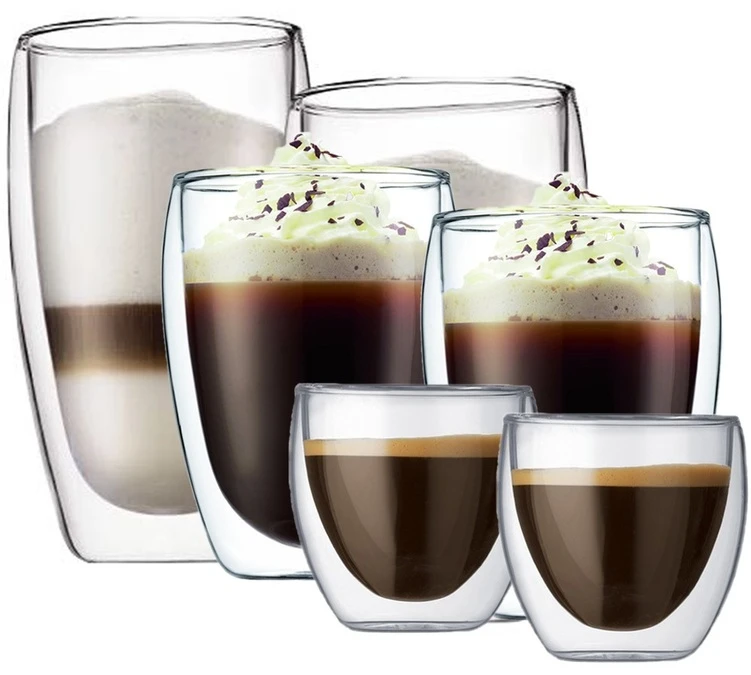6 Verres Pavina 8cl - 35 Et 45cl - Bodum 1 6 Verres Pavina 8cl - 35 Et 45cl - Bodum