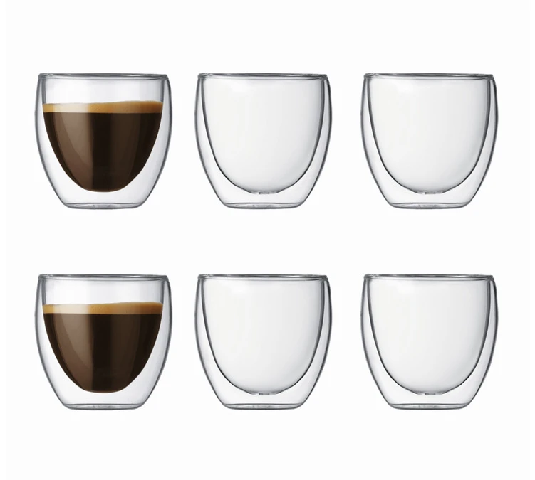 Verres Double Paroi BODUM - Pavina 6x8cl 1 Verres Double Paroi BODUM - Pavina 6x8cl