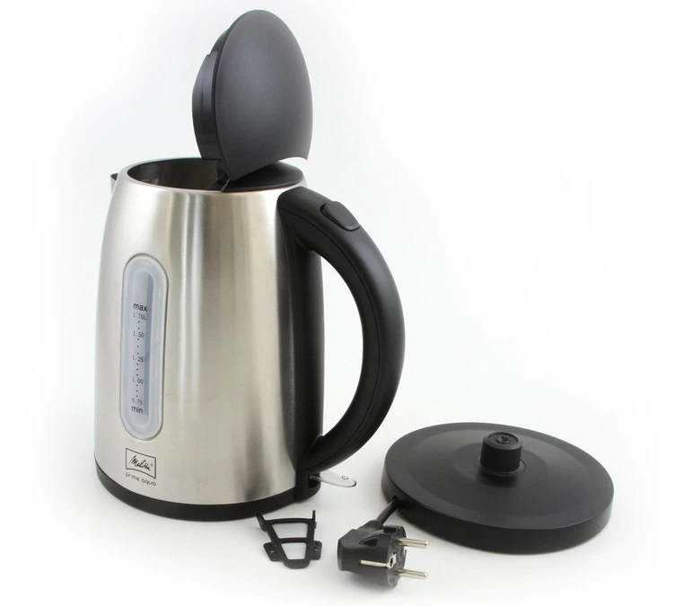 Bouilloire Melitta Prime Aqua Noir Inox 1.7L 5 Bouilloire Melitta Prime Aqua Noir Inox 1.7L – Image 5