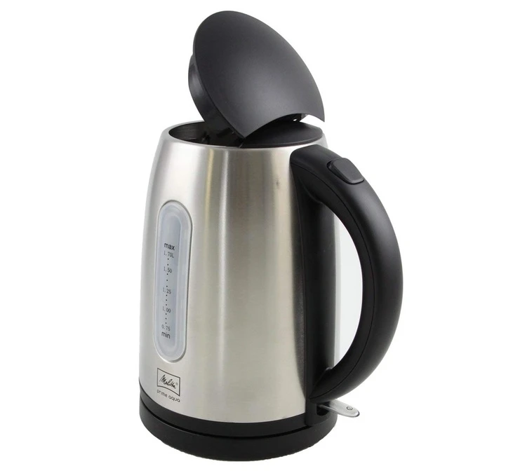 Bouilloire Melitta Prime Aqua Noir Inox 1.7L 2 Bouilloire Melitta Prime Aqua Noir Inox 1.7L – Image 2