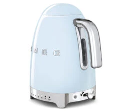 Bouilloire SMEG KLF04PBEU Bleu Azur - Température Réglable + Offre Cadeau -Magasin D'Électroménager sba