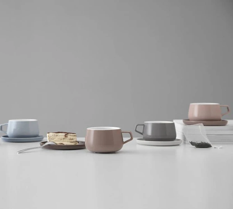 Mug Et Sous Tasse En Porcelaine - Storm - 30 Cl - Viva Scandinavia 3 Mug Et Sous Tasse En Porcelaine - Storm - 30 Cl - Viva Scandinavia – Image 3