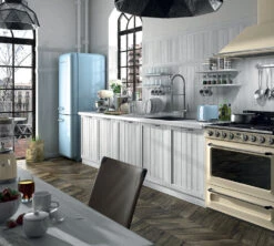 Grille-pain TSF02PBEU 4 Tranches Bleu Azur - SMEG -Magasin D'Électroménager smeg bleu azur cuisine 1