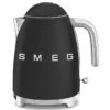 Bouilloire SMEG KLF03BLMEU Noir Mat - 1.7L + Offre Cadeau