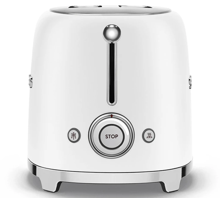 Grille-pain SMEG TSF01WHMEU 2 Tranches Blanc Mat 3 Grille-pain SMEG TSF01WHMEU 2 Tranches Blanc Mat – Image 3