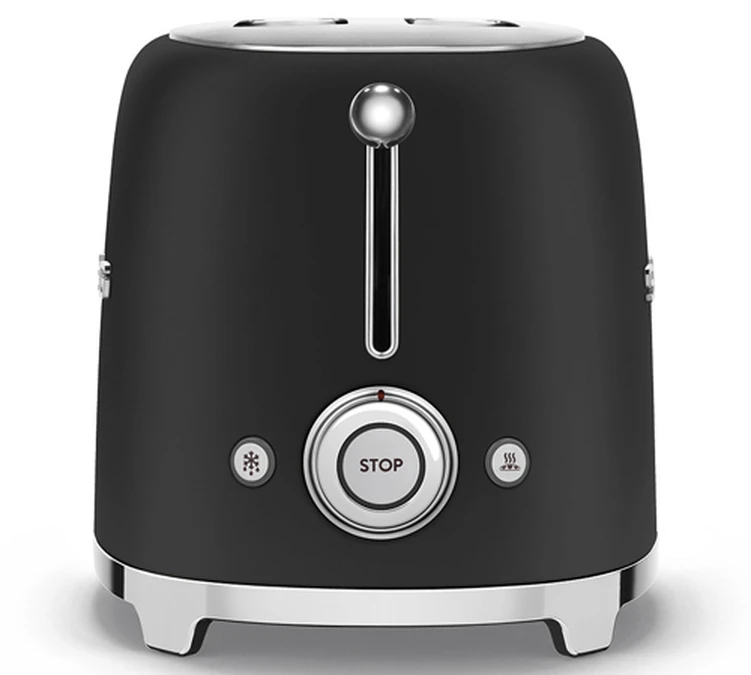 Grille-pain SMEG TSF01BLMEU 2 Tranches Noir Mat 3 Grille-pain SMEG TSF01BLMEU 2 Tranches Noir Mat – Image 3