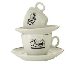6 Tasses Cappuccino Et Sous-tasses Porcelaine - 17.5 Cl - Cafés Lugat 5 6 Tasses Cappuccino Et Sous-tasses Porcelaine - 17.5 Cl - Cafés Lugat -Magasin D'Électroménager tasses cafes lugat 1