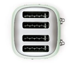 Grille-pain TSF03PGEU 4 Tranches Vert D'Eau - SMEG -Magasin D'Électroménager toaster4 vert