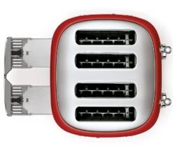 Toaster Smeg TSF03RDEU 4 Tranches Rouge -Magasin D'Électroménager toaster4t rge