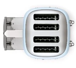 Grille-pain Smeg TSF03PBEU 4 Tranches Bleu Azur -Magasin D'Électroménager toaster4tr bleu