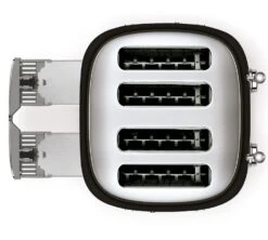 Grille-pain Smeg TSF03BLEU 4 Tranches - Noir 9 Grille-pain Smeg TSF03BLEU 4 Tranches - Noir -Magasin D'Électroménager toaster4tr noir2