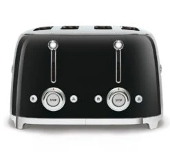 Grille-pain Smeg TSF03BLEU 4 Tranches - Noir 8 Grille-pain Smeg TSF03BLEU 4 Tranches - Noir -Magasin D'Électroménager toaster4tr noir4