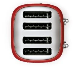 Toaster Smeg TSF03RDEU 4 Tranches Rouge -Magasin D'Électroménager toaster4tr rge