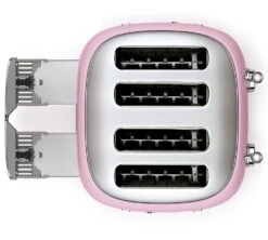 Grille-pain TSF03PKEU 4 Tranches Rose Vernis - SMEG -Magasin D'Électroménager toaster4tr rose2